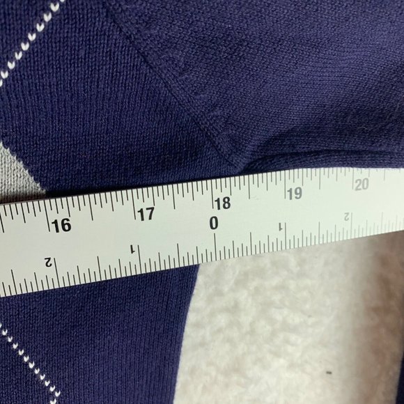 Childrens Place Boys Argyle Sweater, Plaid Button Down Shirt Sz L Set of 2 6480 - Picture 4 of 15